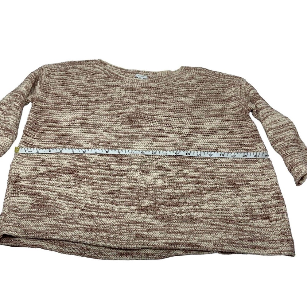 Pure J Jill Sweater Woven Sweater Top Boat Neckline Small Petite Oversized Read - Picture 7 of 13